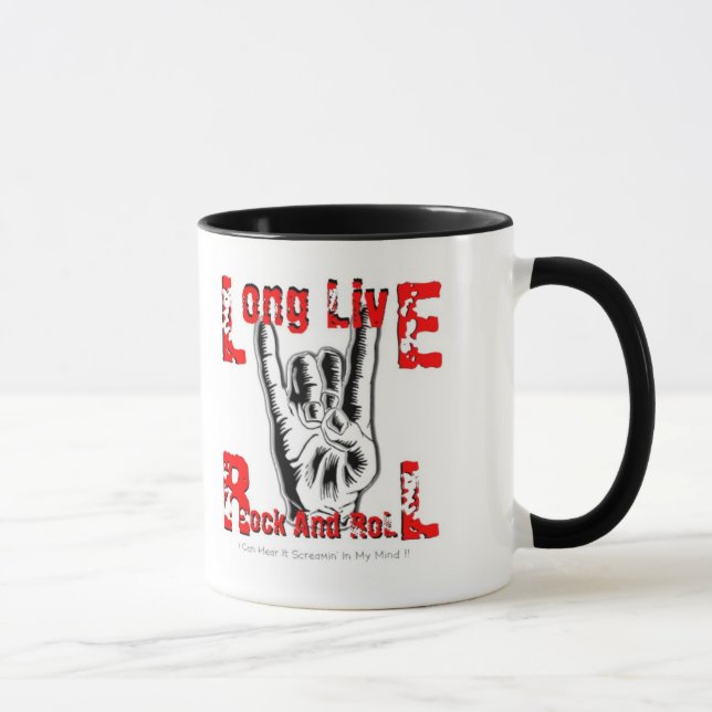 Caneca Tributo a Ronnie James Dio (vive por muito tempo a (Direita)