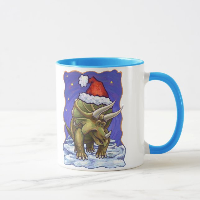 Caneca Triceratops Natal (Direita)
