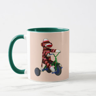 Caneca Triciclo de macaco-meia