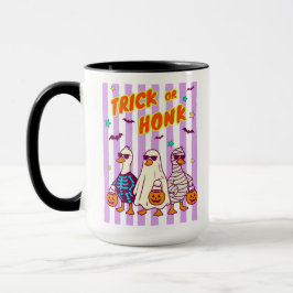 Caneca Trick or Honk Silly Goose Halloween