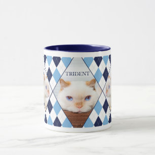 Caneca Trident o café Mug_01 de Argyle do gato