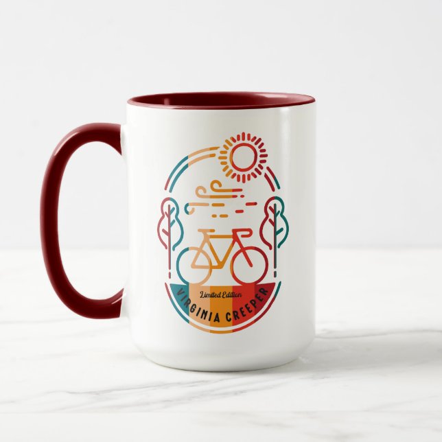 Caneca Trilha de Bike do Creeper Virginia (Esquerda)