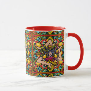 Caneca Trinacria Sicilia Patterna Siciliana