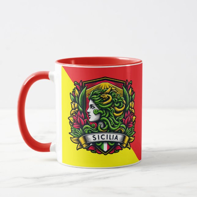 Caneca Trinacria Siciliana (Esquerda)