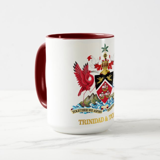 Caneca Trinidad e Tobago COA (Frente Esquerda)