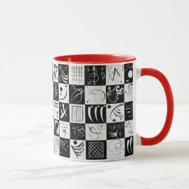 Caneca Trinta, Abstração Biomórfica - Kandinsky
