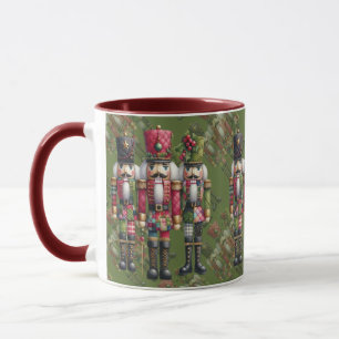 Caneca Trío de Cascanueces Navideños con Parche Mágico