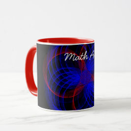 Caneca Triple Blueberry Accent Math Art Coffee Mug