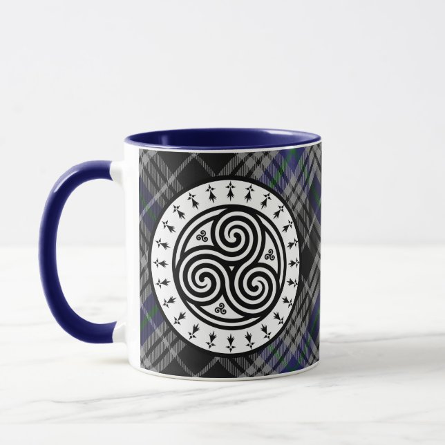 Caneca Triskele & Tartan National Breizh (Esquerda)