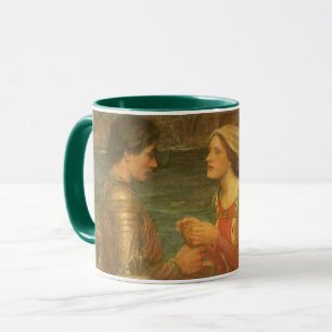 Caneca Tristan e Isolado por Waterhouse, Vintage Fine Art