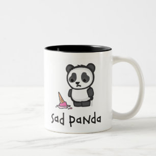 Caneca triste da panda
