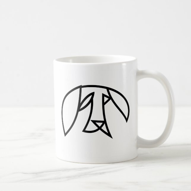 Caneca triste de Dog™ (Direita)