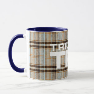 Caneca Triumph TR7 Marinho Tartan