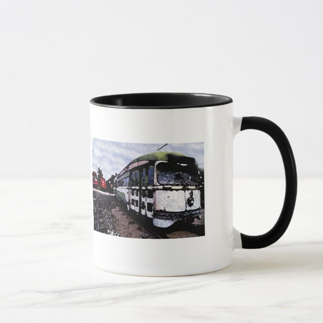 Caneca Trole verde velho (Direita)