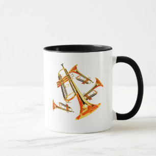 Caneca Trombetas múltiplas
