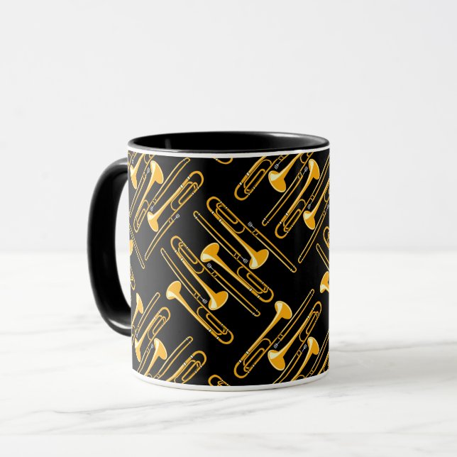 Caneca Trombone Crosshatch (Frente Esquerda)