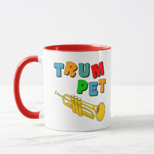 Caneca Trompete Colorido