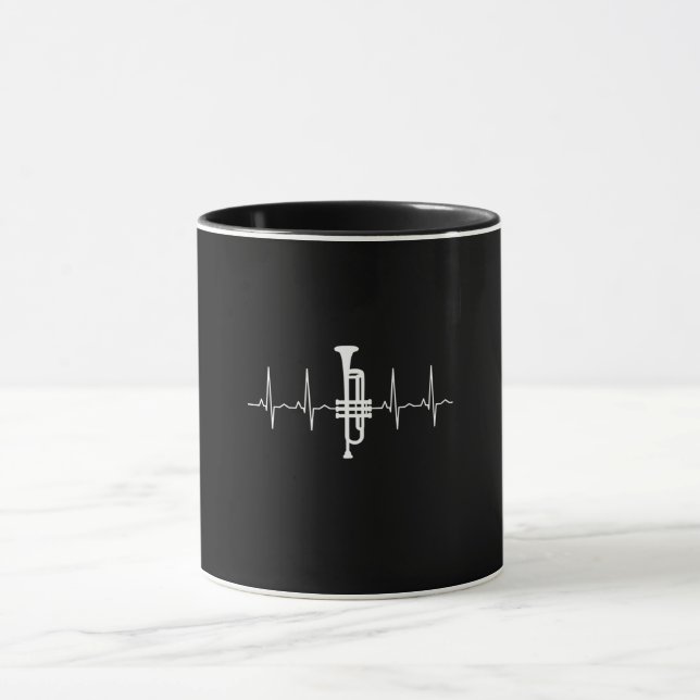 Caneca Trompete - Presente de Pulsação de Trompete (Centro)