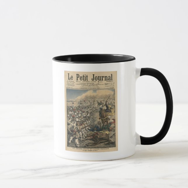 Caneca Tropas do exército francês, franceses da elite (Direita)