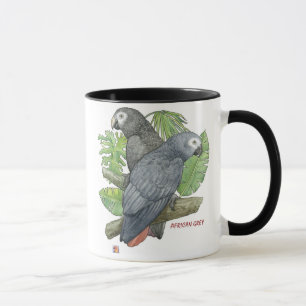 Caneca tropical dos cinzas africanos