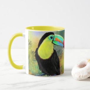 Caneca Tropical Toucan Coffee Mug