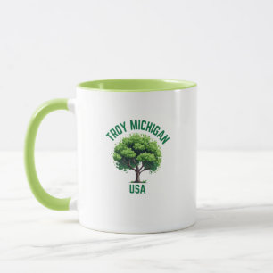 Caneca Troy Michigan Hometown Coffee Mug