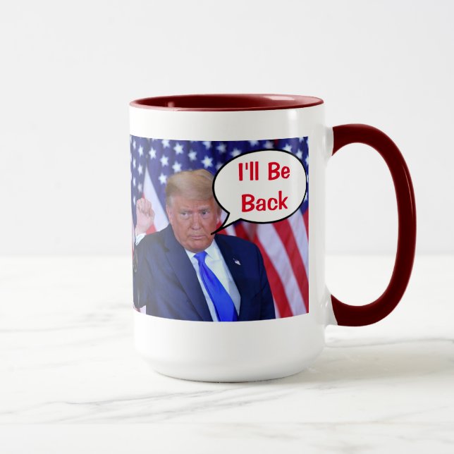 Caneca Trump 2024 - Ill Be Back (Direita)