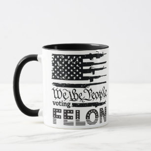 Caneca Trump Felon Mug
