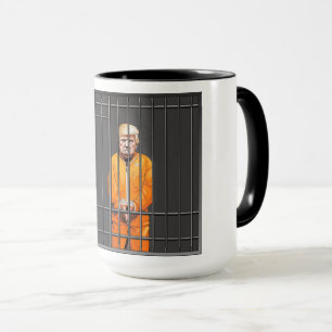 Caneca Trump in Jail Combo Mug, 15 oz