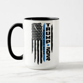 Caneca Trump Mug: Traseira O Azul