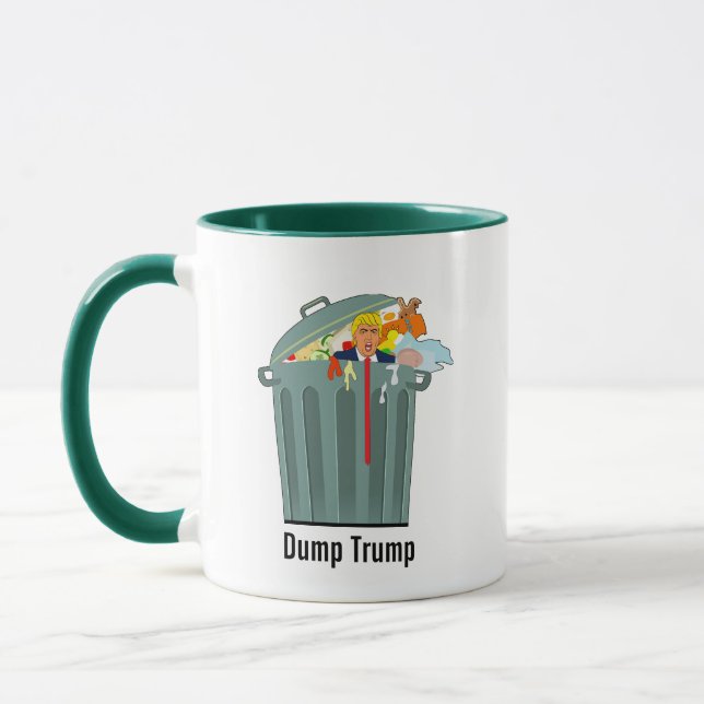 Caneca Trump na lata de lixo Dump Trump (Esquerda)
