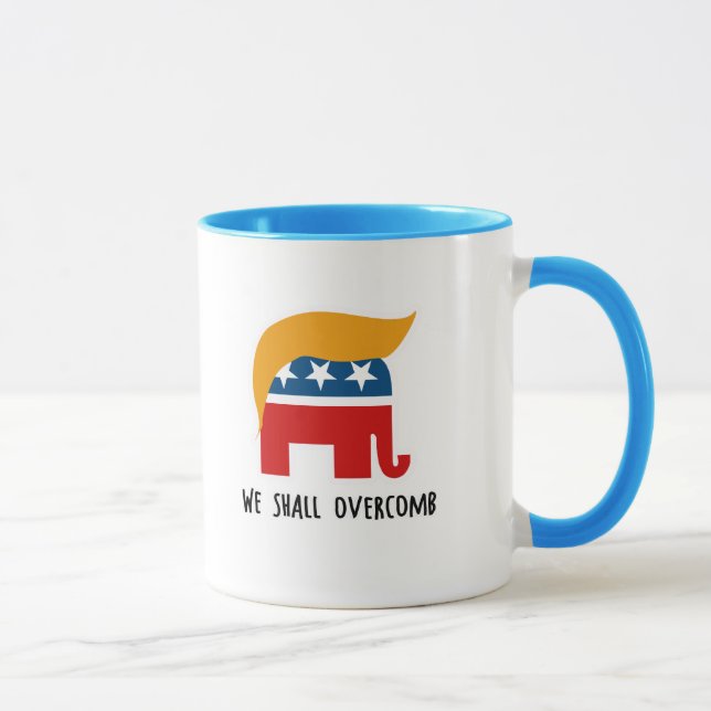 Caneca Trumplican - nós devemos Overcomb (Direita)