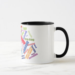 Caneca Trunfo Clinton a maioria de palavras populares