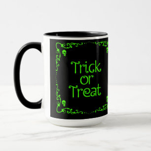 Caneca Truque ou tratamento verde de lodo