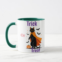 Caneca Truque ou tratem a Design de Halloween