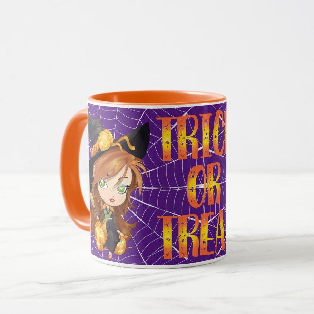 Caneca Truques ou Tratamentos (Frente Esquerda)