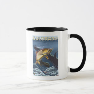 Caneca Truta de Cutthroat FishingColorado