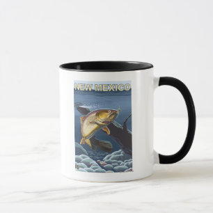 Caneca Truta de Cutthroat FishingNew México