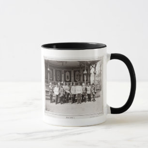 Caneca Tsar Nicholas II (1868-1918) que estão no garde