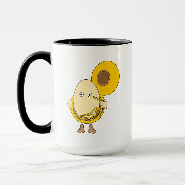 Caneca Tuba Player Egghead (Esquerda)