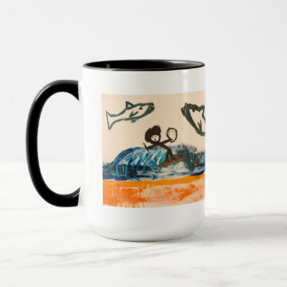 Caneca Tubarão-Bait Bob Ross Coffee Mug