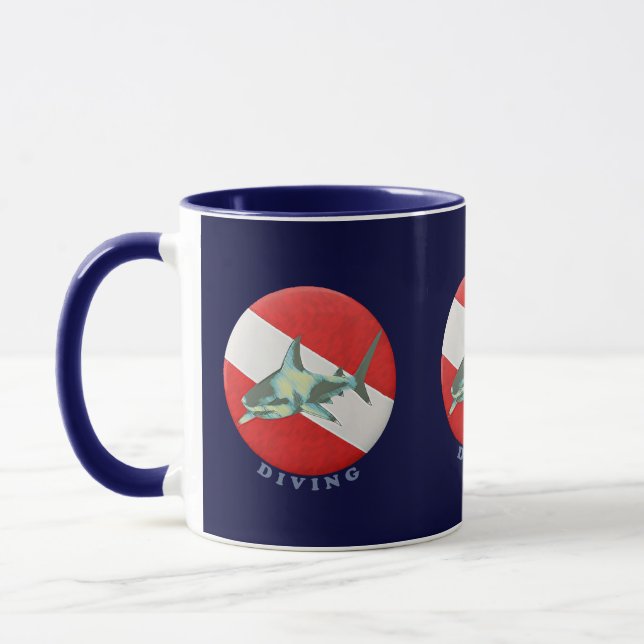 Caneca tubarão-bandeira (Esquerda)