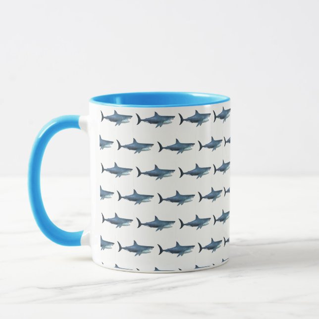 Caneca Tubarão Branco do excelente (Esquerda)