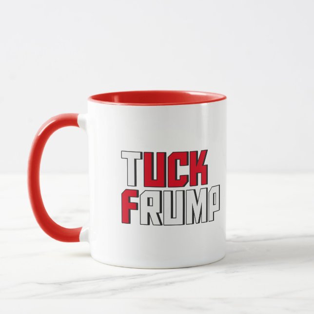 Caneca Tuck Frump Funny Anti Donald Trump Worldplay (Esquerda)