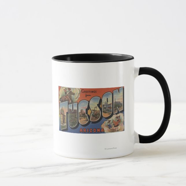Caneca Tucson, Arizona - Cenas com Letra Grande 2 (Direita)