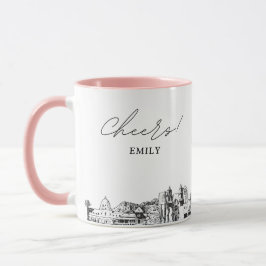 Caneca Tucson Wedding Coffee Mug Personalizado