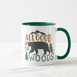 Caneca Tudo Bem Na Floresta Floresta Negra Acampando Urso