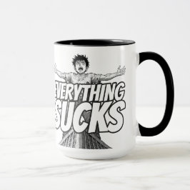 Caneca Tudo É Uma Droga - Linha do Tempo Mais Estr