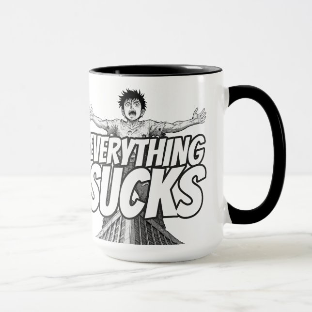 Caneca Tudo É Uma Droga - Linha do Tempo Mais Estr (Direita)