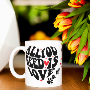 Caneca Tudo o que Você Precisa É Amor Pet